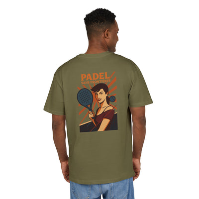Oversized Poster Girl Back Print Tee