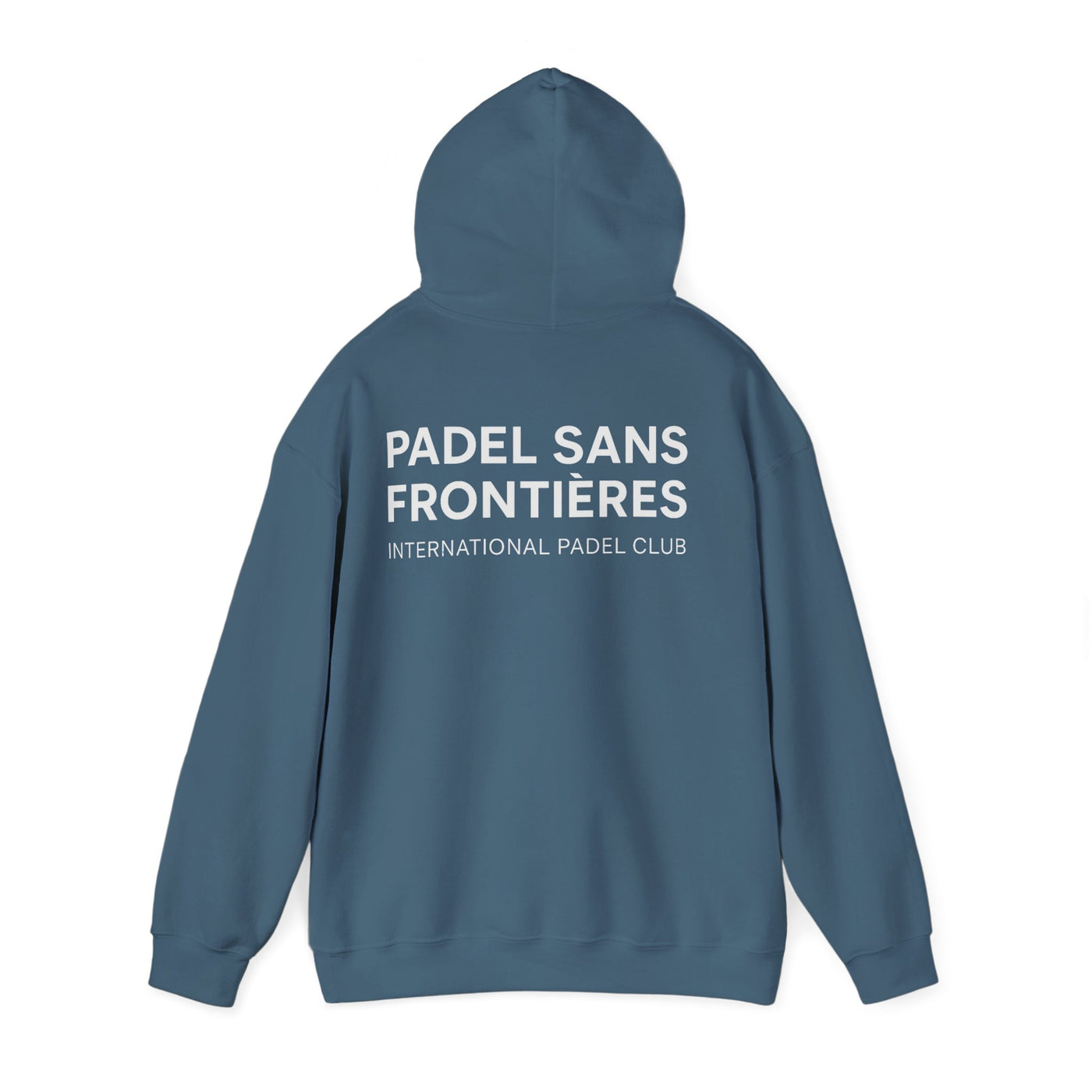 Padel Sans Frontières Club Hoodie with white print