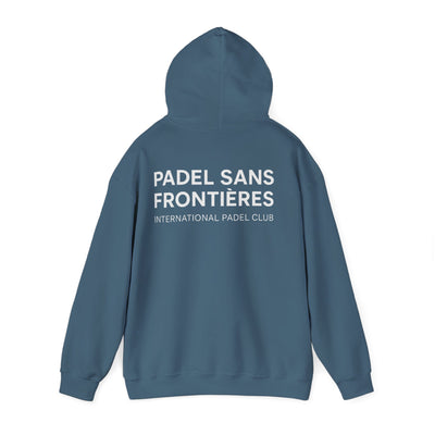 Padel Sans Frontières Club Hoodie with white print