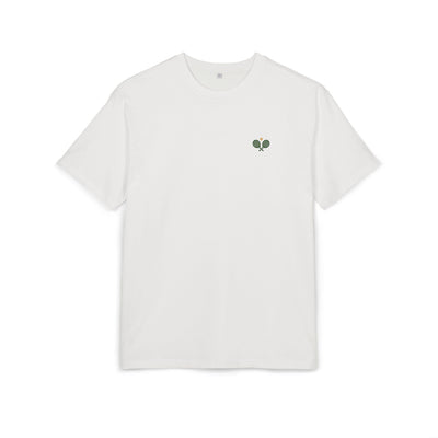 Oversized Back Print Crest Tee