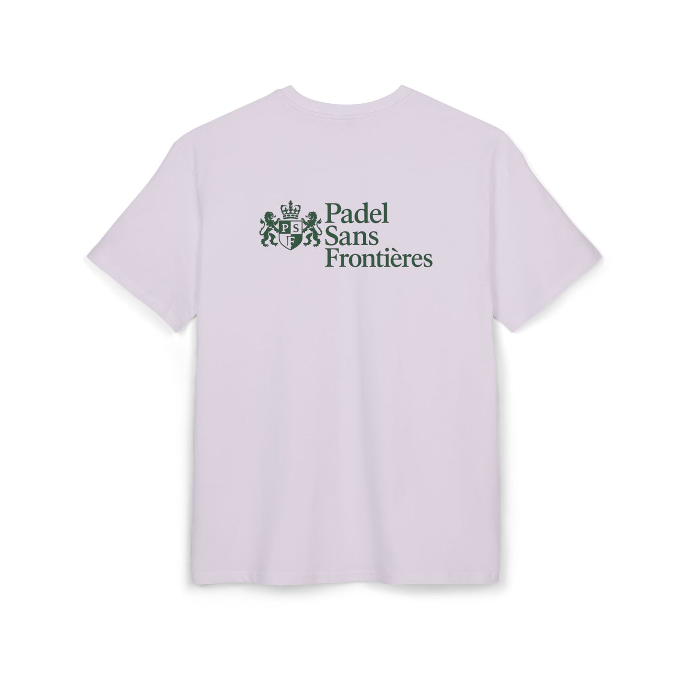 Oversized Back Print Crest Tee