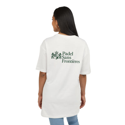 Oversized Back Print Crest Tee