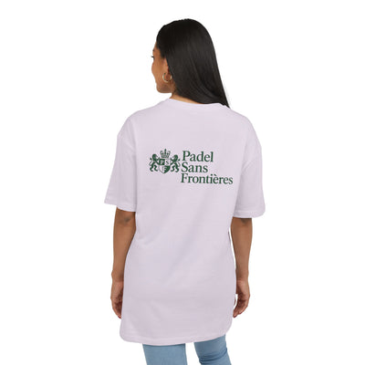 Oversized Back Print Crest Tee