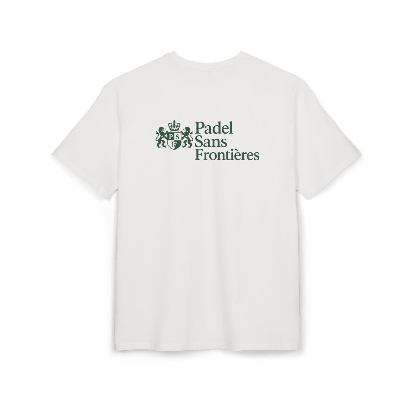 Oversized Back Print Crest Tee