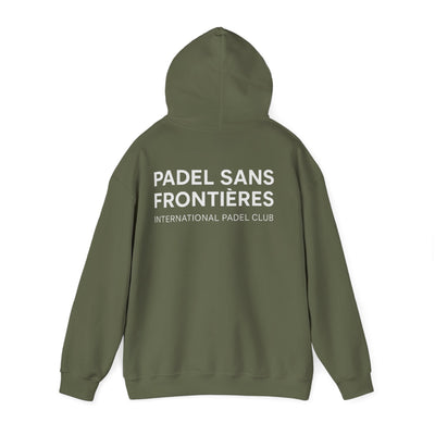 Padel Sans Frontières Club Hoodie with white print