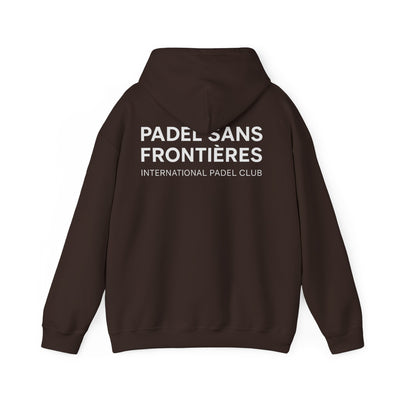 Padel Sans Frontières Club Hoodie with white print