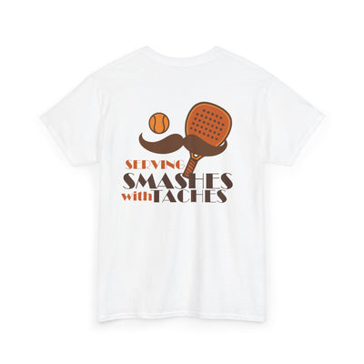Movember Serving Smashes with Taches Tee