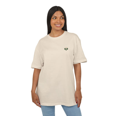 Oversized Back Print Crest Tee
