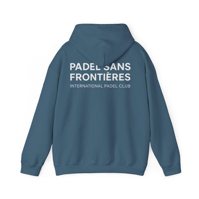 Padel Sans Frontières Club Hoodie with white print