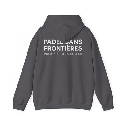 Padel Sans Frontières Club Hoodie with white print