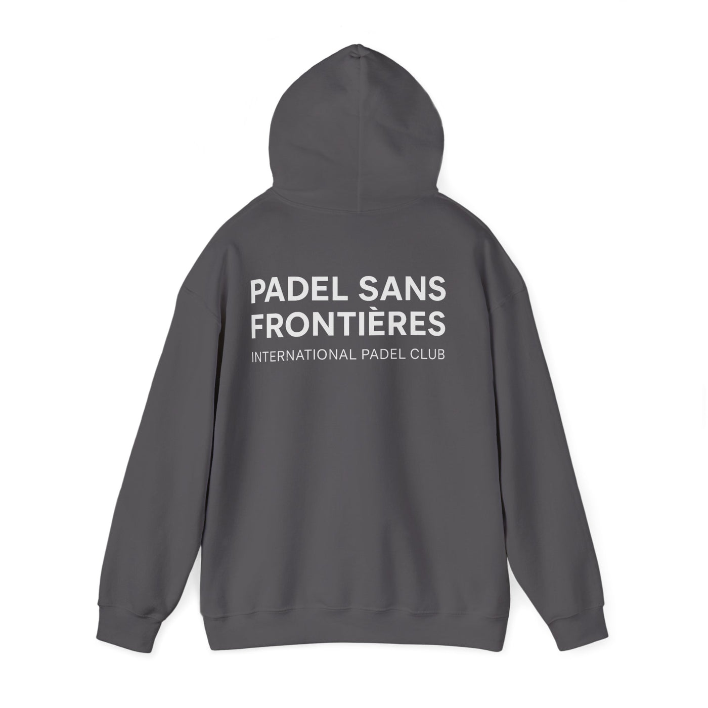 Padel Sans Frontières Club Hoodie with white print