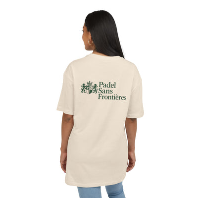 Oversized Back Print Crest Tee