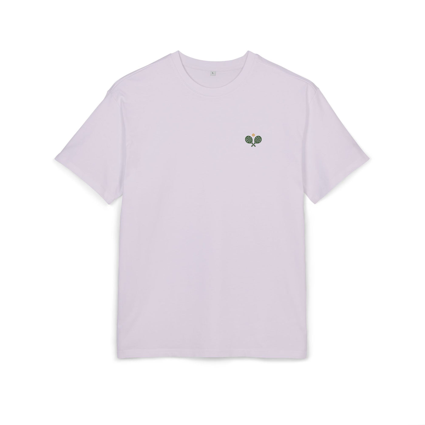 Oversized Back Print Crest Tee