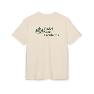 Oversized Back Print Crest Tee
