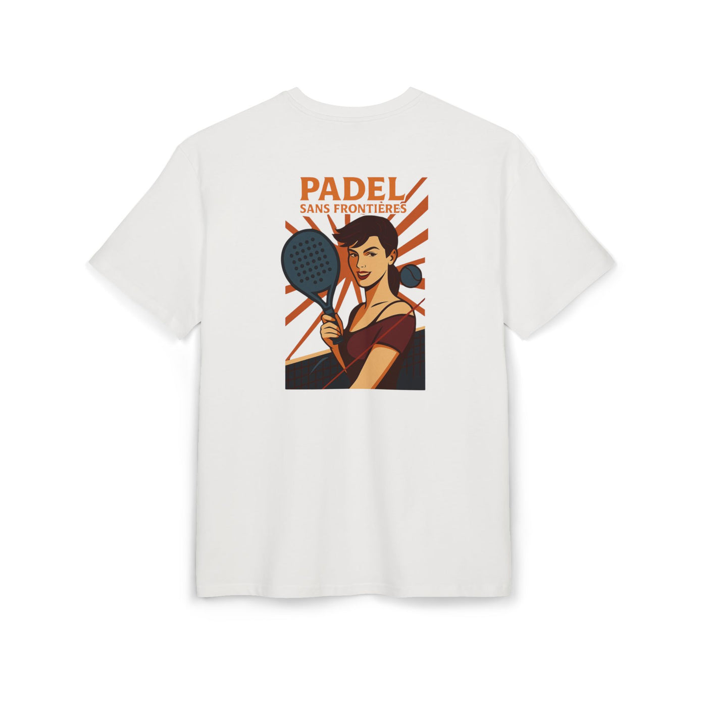 Oversized Poster Girl Back Print Tee