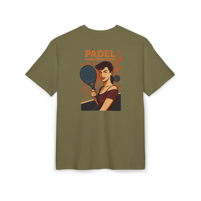 Oversized Poster Girl Back Print Tee