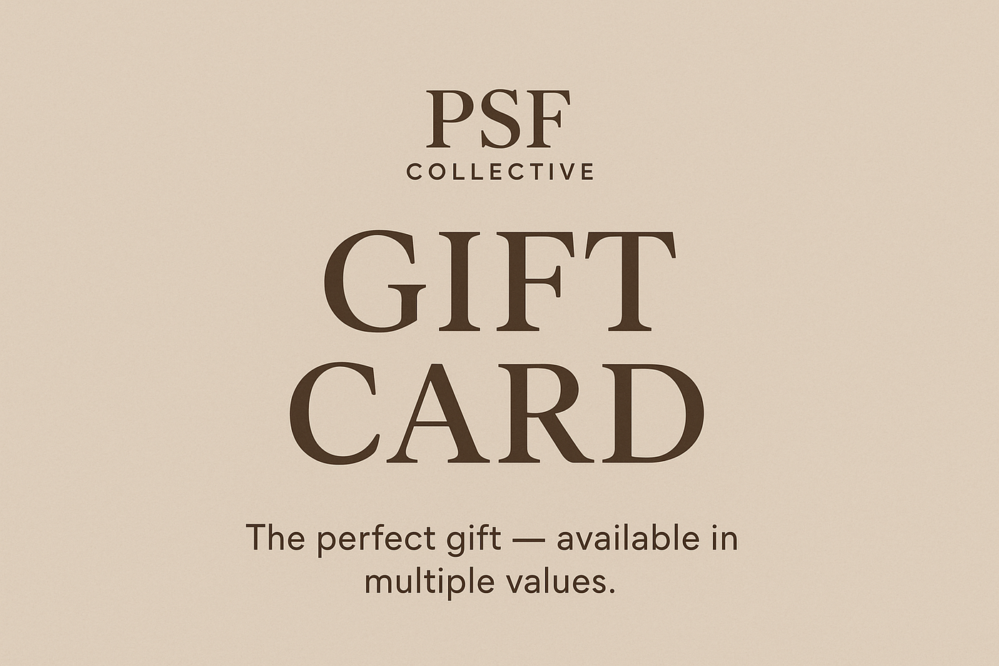 PSF Collective Gift Card