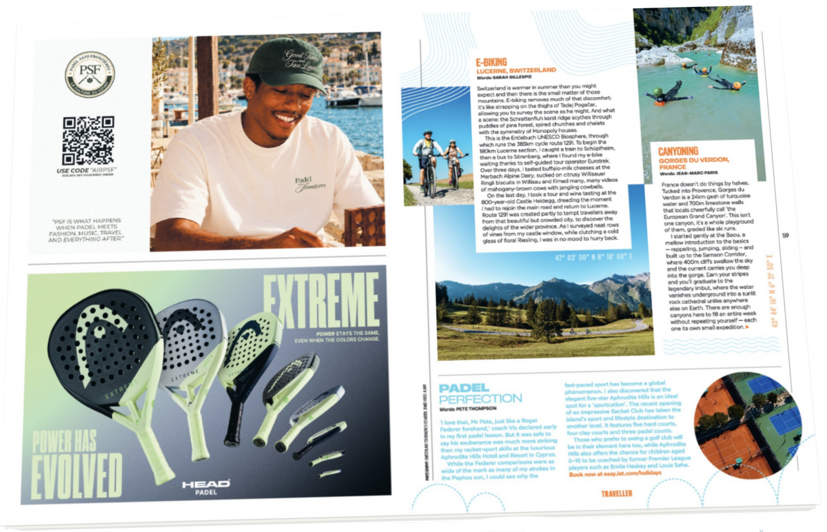 We're featured in this year's easyJet magazine